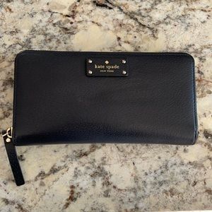 Kate spade black wallet